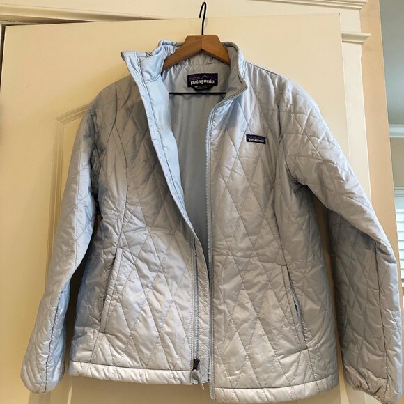 Patagonia Nano Puff Light Blue Jacket Girls Size XXL - Picture 2 of 3